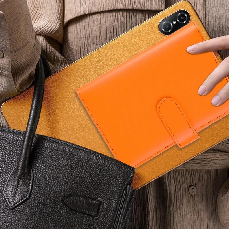 NICOOTHBudget Binder Cash Envelopes A6 Money Saving Binder with Zipper envelopes (Orange) - Image 3